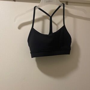 Lululemon Flow Y Bra Nulu Black Size 2